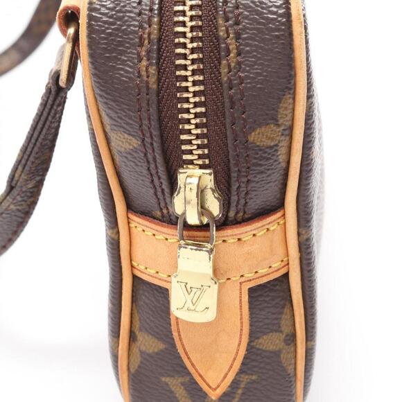 LOUIS VUITTON Brown Monogram Leather Shoulder Bag - Picture 6 of 10